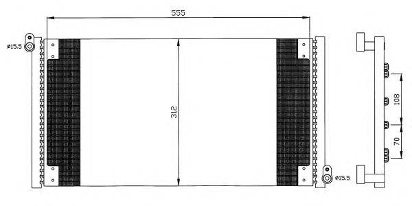 Конденсатор, кондиционер NRF 35497