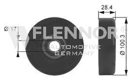 Натяжной ролик, поликлиновой  ремень FLENNOR FS99247