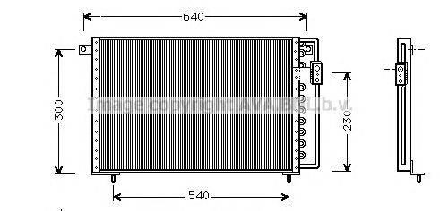 Конденсатор, кондиционер AVA QUALITY COOLING CR5036