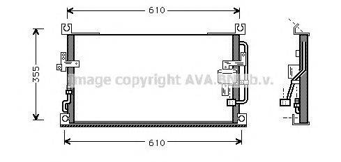 Конденсатор, кондиционер AVA QUALITY COOLING MT5107