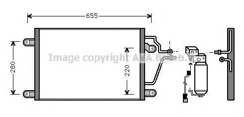 Конденсатор, кондиционер AVA QUALITY COOLING RT5211