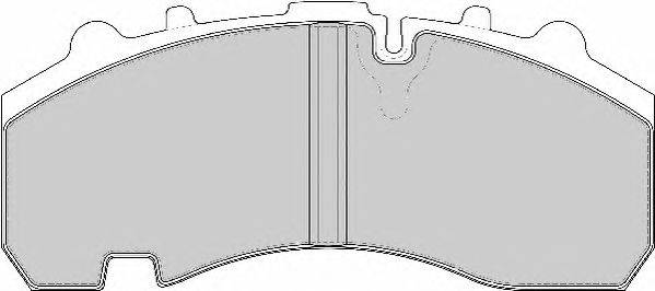 Комплект тормозных колодок, дисковый тормоз BERAL 29167