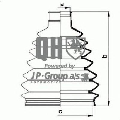 Комплект пылника, приводной вал JP GROUP QJB908