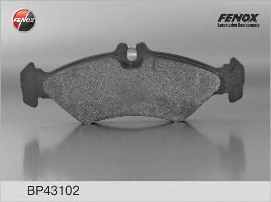Комплект тормозных колодок, дисковый тормоз FENOX BP43102