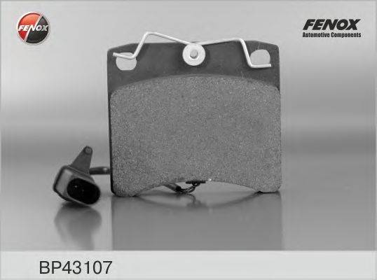 Комплект тормозных колодок, дисковый тормоз FENOX BP43107