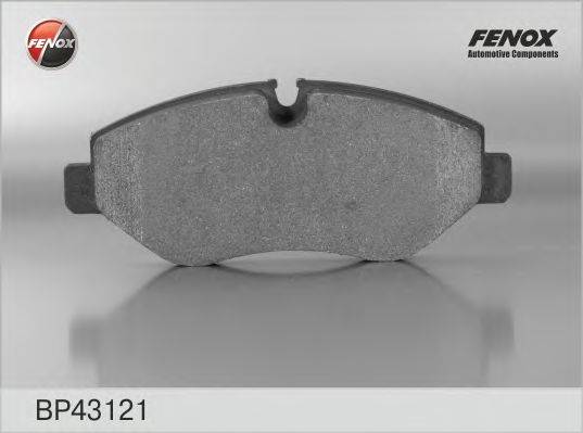 Комплект тормозных колодок, дисковый тормоз FENOX BP43121