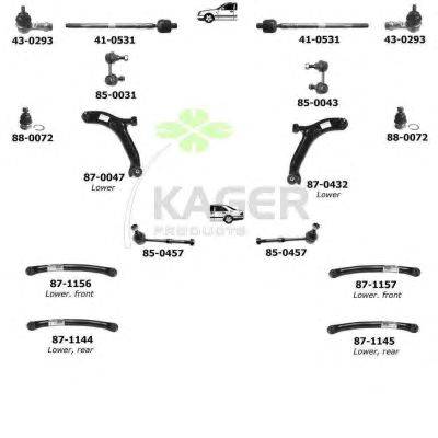 Подвеска колеса KAGER 800556