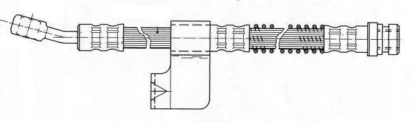 Тормозной шланг KAWE 511879