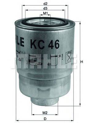 Топливный фильтр MAHLE ORIGINAL KC46