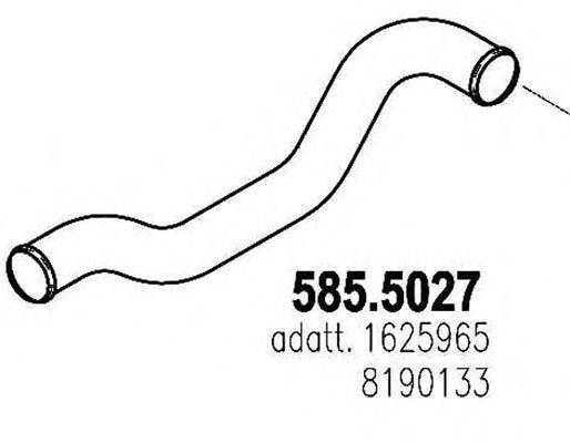 Труба выхлопного газа ASSO 585.5027