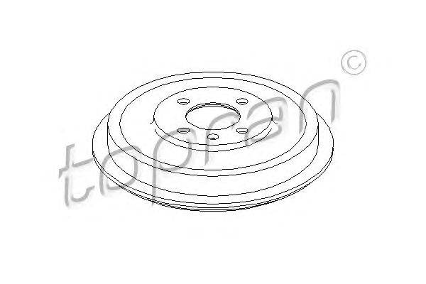 Тормозной барабан TOPRAN 113 172