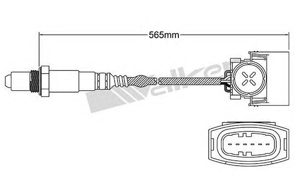 Лямбда-зонд WALKER PRODUCTS 25025010