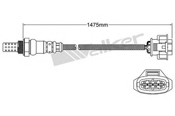 Лямбда-зонд WALKER PRODUCTS 250-24853