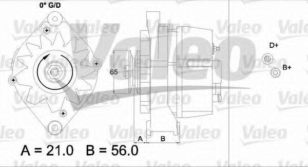 Генератор VALEO 437110