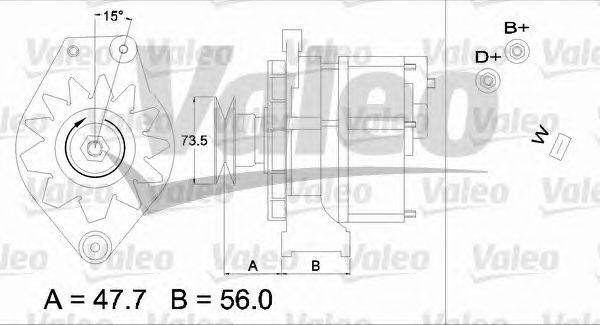 Генератор VALEO 437405