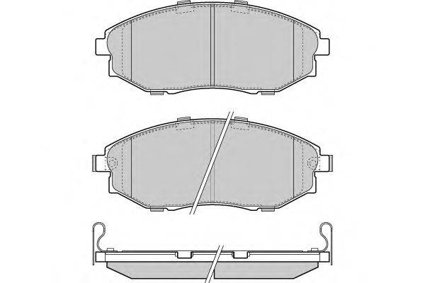 Комплект тормозных колодок, дисковый тормоз E.T.F. 12-1399