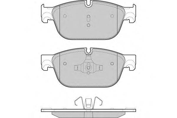 Комплект тормозных колодок, дисковый тормоз E.T.F. 12-1432