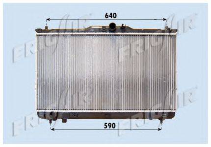 Радиатор, охлаждение двигателя FRIGAIR 0128.3091
