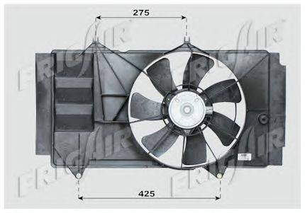 Вентилятор, охлаждение двигателя FRIGAIR 0515.1829