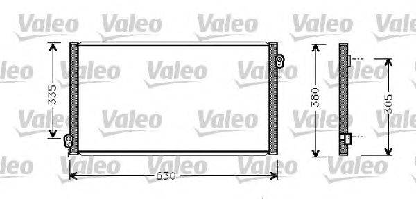 Конденсатор, кондиционер VALEO 817783