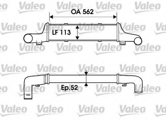 Интеркулер VALEO 817905