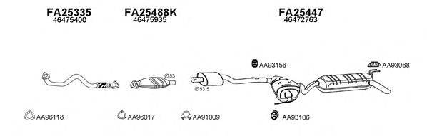 Система выпуска ОГ VENEPORTE 250088