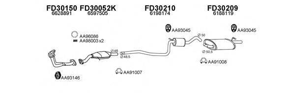 Система выпуска ОГ VENEPORTE 300429