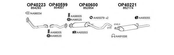 Система выпуска ОГ VENEPORTE 400007