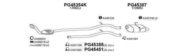 Система выпуска ОГ VENEPORTE 450222
