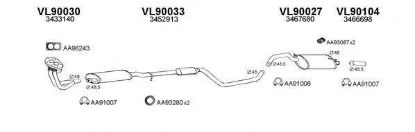 Система выпуска ОГ VENEPORTE 900087
