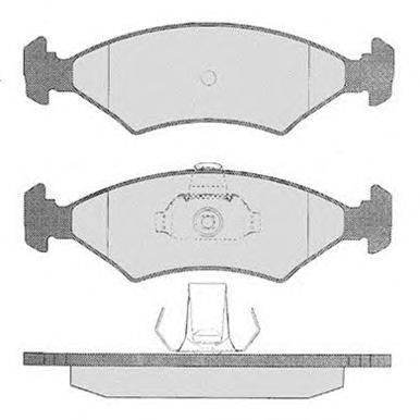 Комплект тормозных колодок, дисковый тормоз RAICAM 2194