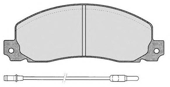 Комплект тормозных колодок, дисковый тормоз RAICAM 20929