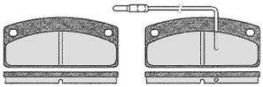 Комплект тормозных колодок, дисковый тормоз RAICAM 435.0