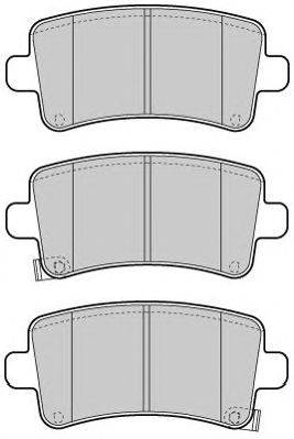Комплект тормозных колодок, дисковый тормоз FREMAX FBP-1662