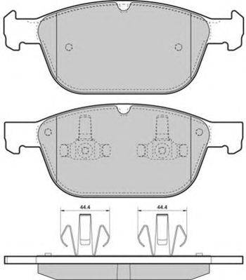 Комплект тормозных колодок, дисковый тормоз FREMAX 24875