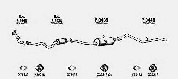 Система выпуска ОГ FENNO MA106