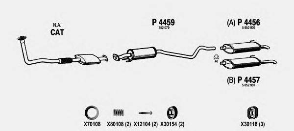 Система выпуска ОГ FENNO OP113