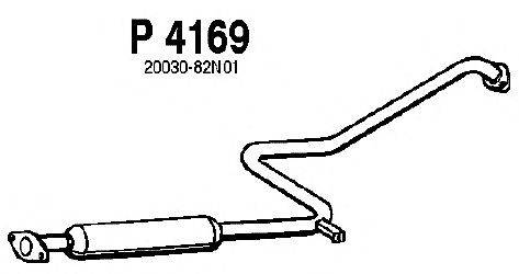 Средний глушитель выхлопных газов FENNO P4169