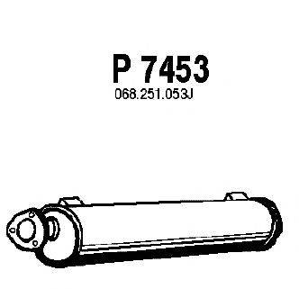 Глушитель выхлопных газов конечный FENNO P7453
