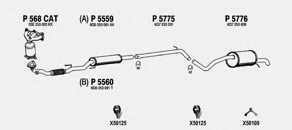 Система выпуска ОГ FENNO SK801