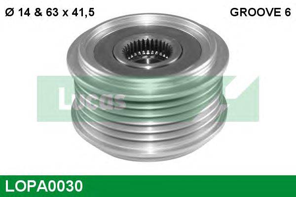 Механизм свободного хода генератора LUCAS ENGINE DRIVE LOPA0030