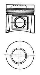 Поршень KOLBENSCHMIDT 130103