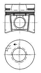 Поршень KOLBENSCHMIDT 91620600