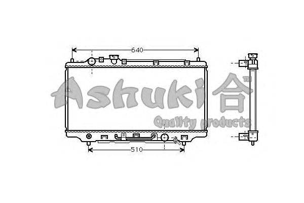 Радиатор, охлаждение двигателя ASHUKI M559-07