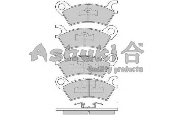 Комплект тормозных колодок, дисковый тормоз ASHUKI M054-09