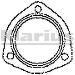 Прокладка, труба выхлопного газа KLARIUS 410345