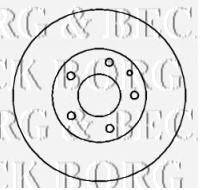 Тормозной диск BORG & BECK BBD5741S