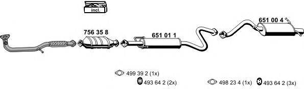 Система выпуска ОГ ERNST 240029