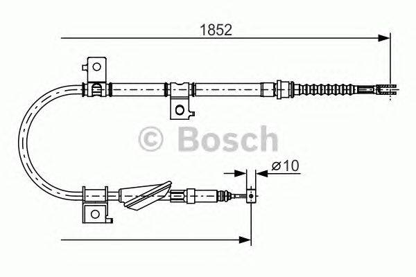 Трос, стояночная тормозная система BOSCH 1 987 482 175