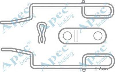 Комплектующие, тормозные колодки APEC braking KIT237